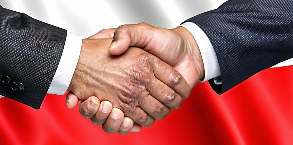 Poland Hand shake