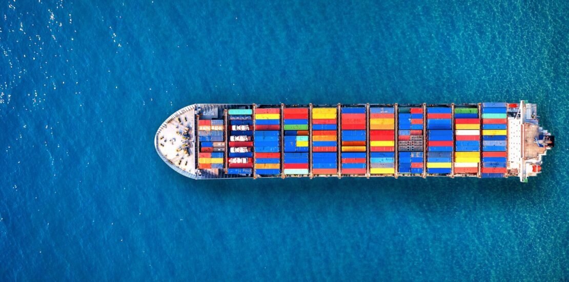 Shipping Cargo container ship